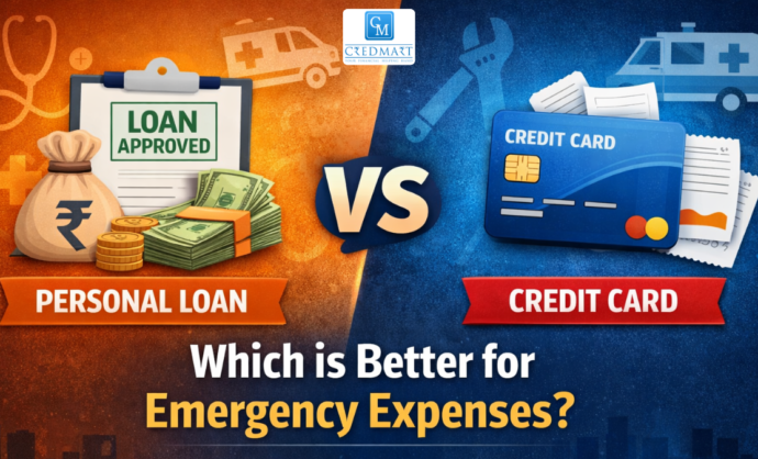 Personal loan vs credit card for emergency expenses