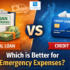 Personal loan vs credit card for emergency expenses