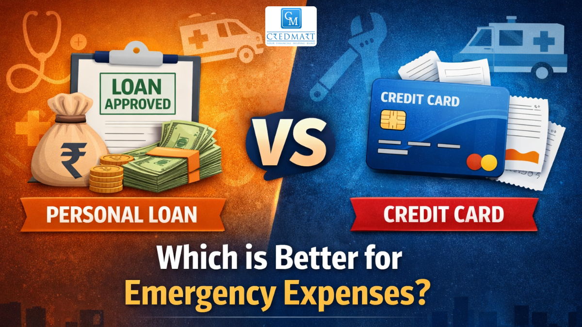 Personal loan vs credit card for emergency expenses