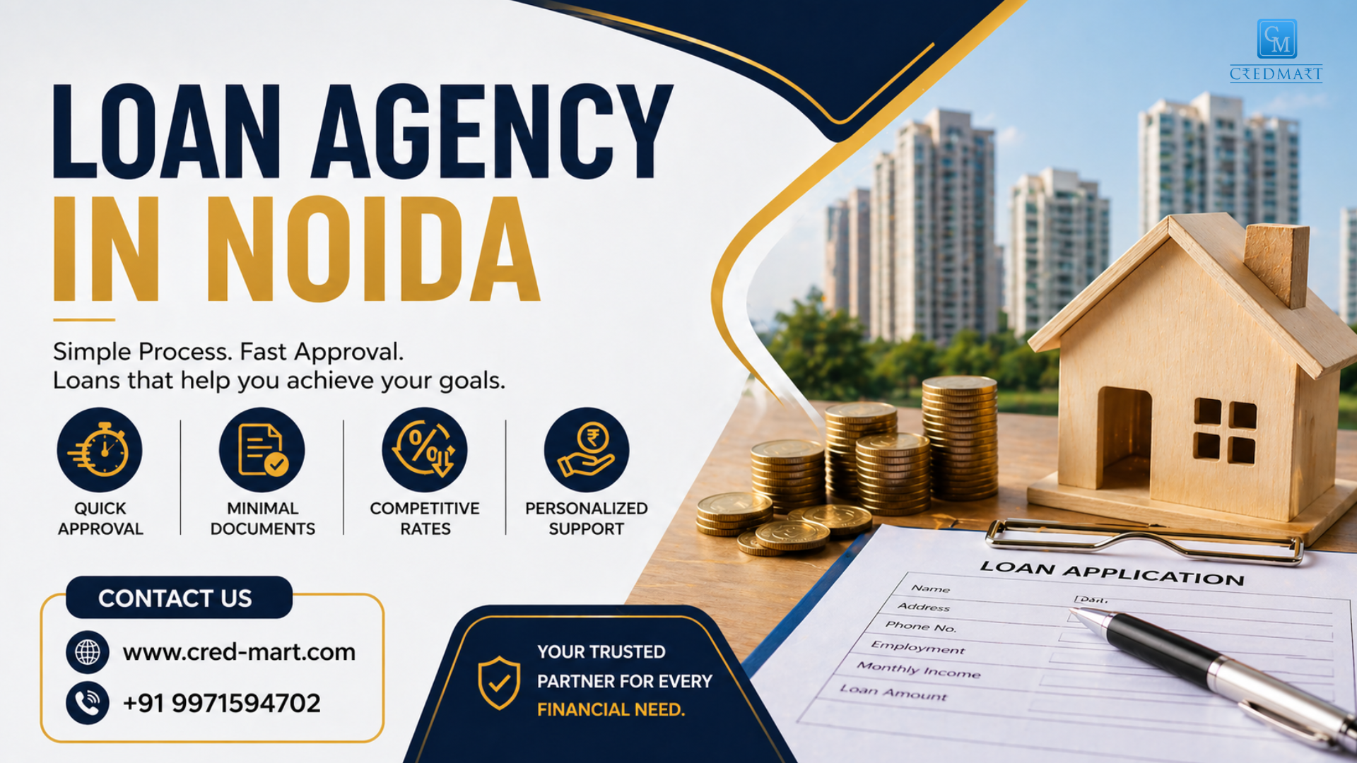 quick loan approval in Noida process