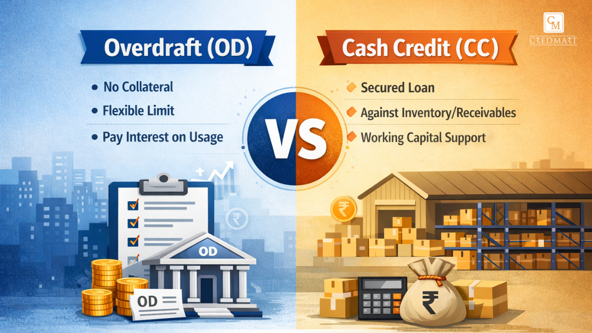 overdraft and cash credit for business