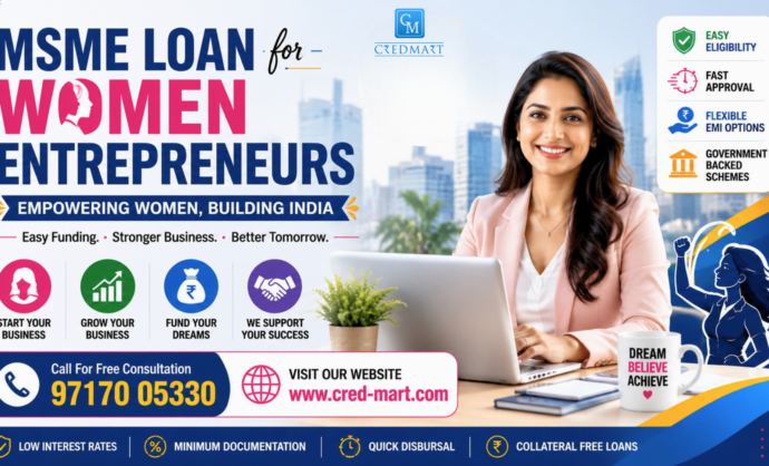 MSME Loan for Women Entrepreneurs in India government schemes for business funding