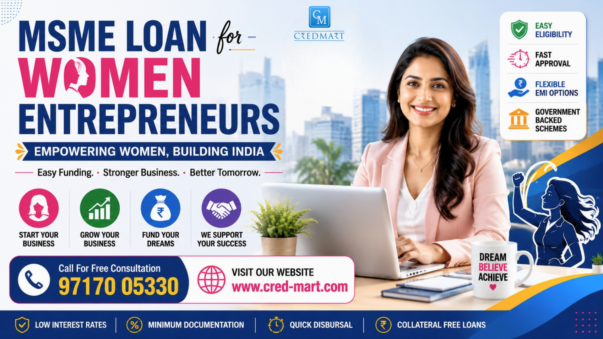 MSME Loan for Women Entrepreneurs in India government schemes for business funding