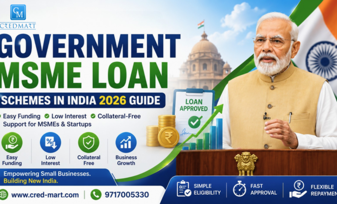 Government MSME loan schemes in India 2026 for small businesses and startups