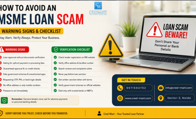 msme loan scam warning signs checklist