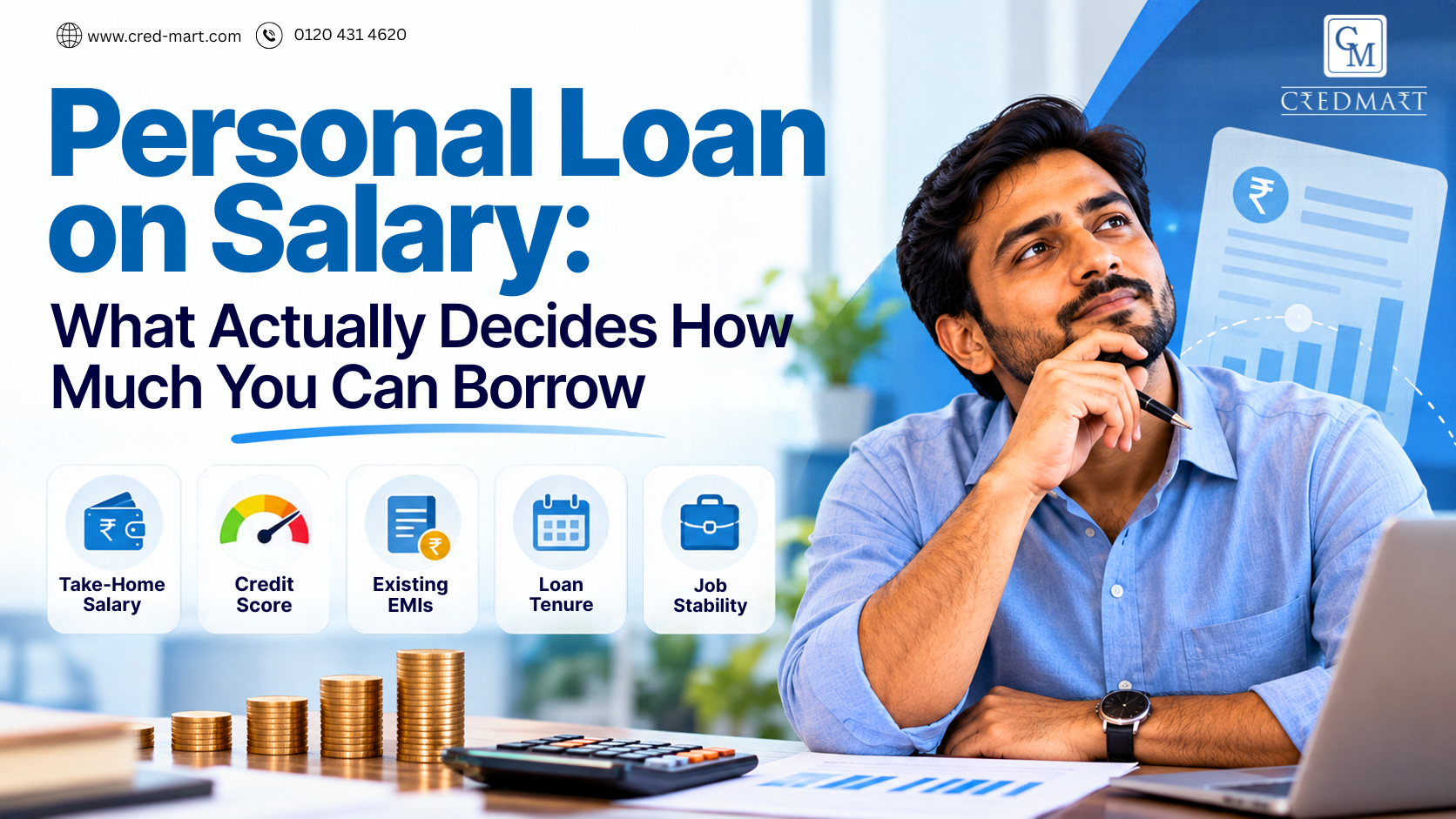 personal loan on salary eligibility factors for Indian borrowers