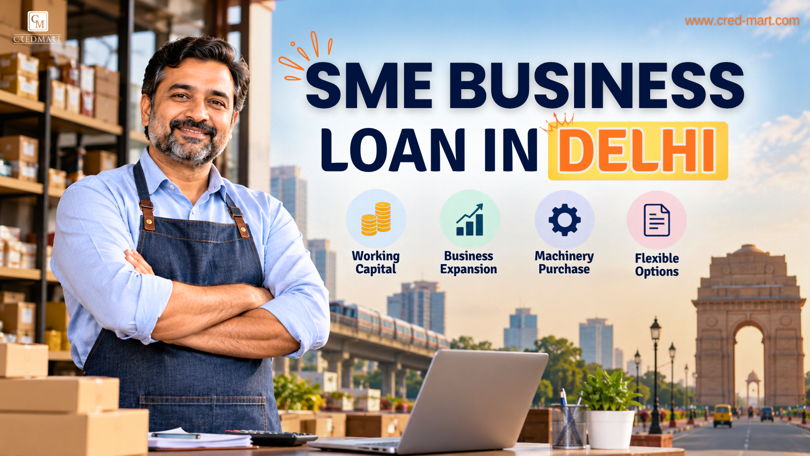 SME Business Loan in Delhi for small and medium businesses
